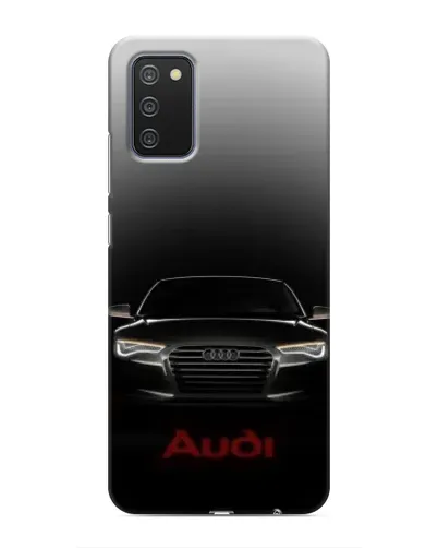 Чехол для Samsung Galaxy M02s с картинкой «Audi — градиентный контур»