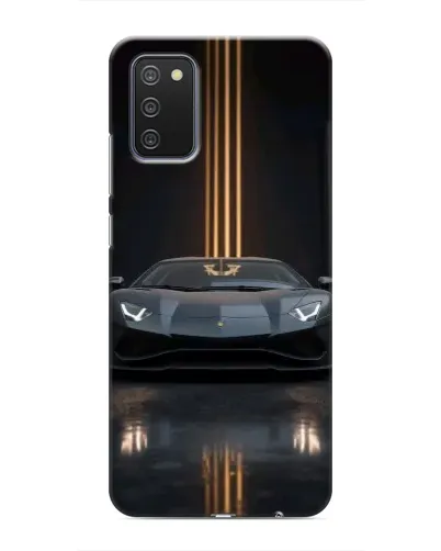 Чехол для Samsung Galaxy M02s с картинкой «Lamborghini золотые линии» Чехол для Samsung Galaxy M02s с картинкой «Lamborghini золотые линии»