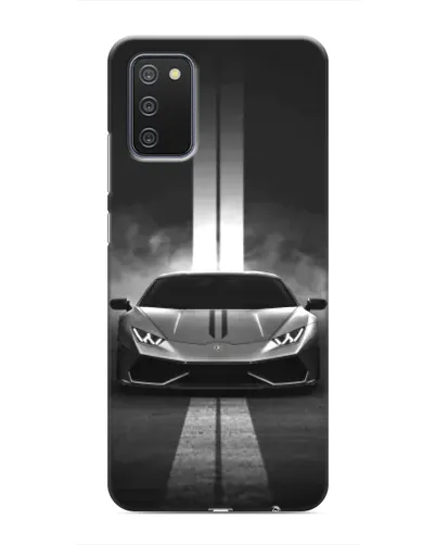 Чехол для Samsung Galaxy M02s с картинкой «Lamborghini симметрия дорог» Чехол для Samsung Galaxy M02s с картинкой «Lamborghini симметрия дорог»