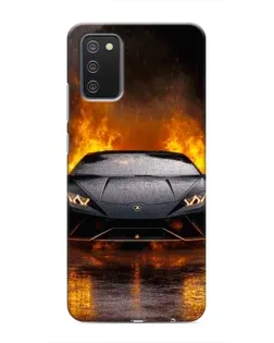 Чехол для Samsung Galaxy M02s с картинкой «Lamborghini в огне» Чехол для Samsung Galaxy M02s с картинкой «Lamborghini в огне»