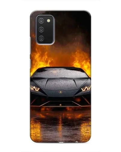 Чехол для Samsung Galaxy M02s с картинкой «Lamborghini в огне» Чехол для Samsung Galaxy M02s с картинкой «Lamborghini в огне»