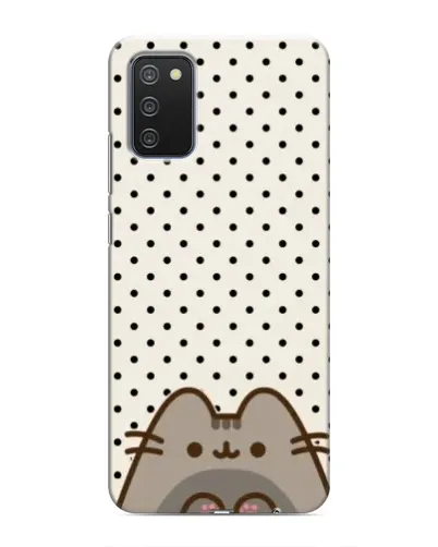 Чехол для Samsung Galaxy M02s с картинкой «Пушин в горошек»