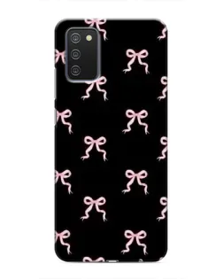 Чехол для Samsung Galaxy M02s с картинкой «Бант-цветок»