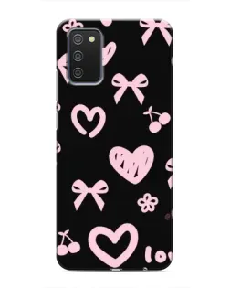 Чехол для Samsung Galaxy M02s с картинкой «Сатиновый бант»