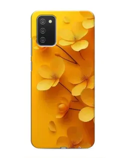 Чехол для Samsung Galaxy M02s с картинкой «Золотые лепестки» Чехол для Samsung Galaxy M02s с картинкой «Золотые лепестки»