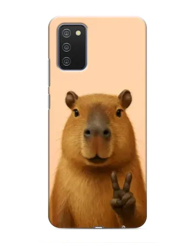 Чехол для Samsung Galaxy M02s с картинкой «Капибара виктория»