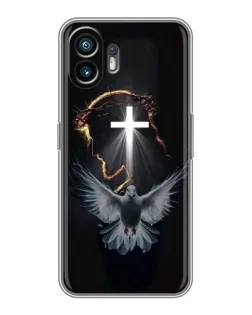 Чехол для Samsung Galaxy M07 с картинкой «Голубь и Свет»