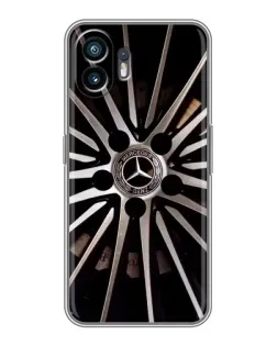 Чехол для Samsung Galaxy M07 с картинкой «Диск Mercedes»