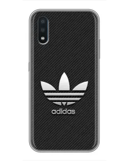 Чехол для Samsung Galaxy M10 (M105) с картинкой «Adidas Карбоновая текстура»