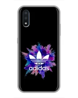 Чехол для Samsung Galaxy M10 (M105) с картинкой «Взрыв красок Adidas»