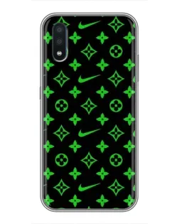 Чохол для Samsung Galaxy M10 (M105) з картинкою «Неоновий принт LV»