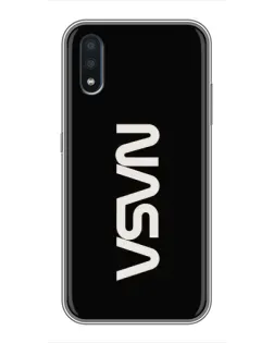 Чохол для Samsung Galaxy M10 (M105) з картинкою «NASA — вертикальний логотип» Чохол для Samsung Galaxy M10 (M105) з картинкою «NASA — вертикальний логотип»