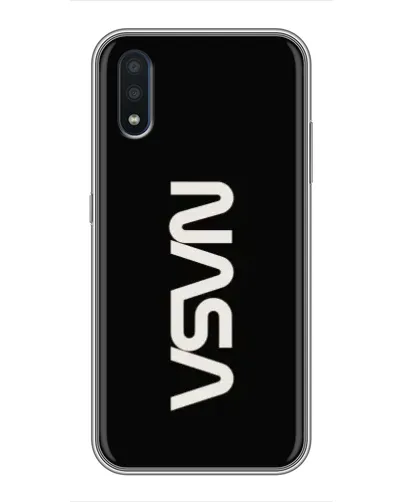 Чохол для Samsung Galaxy M10 (M105) з картинкою «NASA — вертикальний логотип»