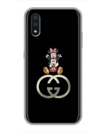 Чохол для Samsung Galaxy M10 (M105) з картинкою «Мінні Маус на лого»