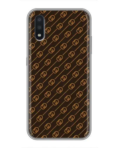 Чохол для Samsung Galaxy M10 (M105) з картинкою «Gucci — золоті діагоналі»