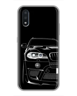 Чехол для Samsung Galaxy M10 (M105) с картинкой «Темный силуэт BMW»