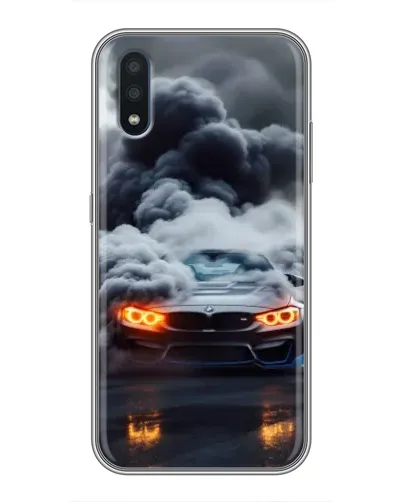 Чехол для Samsung Galaxy M10 (M105) с картинкой «BMW в дыму» Чехол для Samsung Galaxy M10 (M105) с картинкой «BMW в дыму»