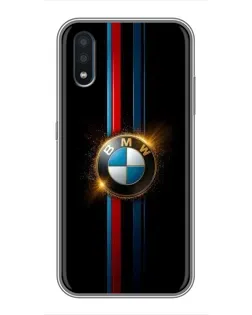 Чехол для Samsung Galaxy M10 (M105) с картинкой «BMW M-Power неон»