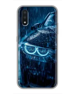 Чехол для Samsung Galaxy M10 (M105) с картинкой «BMW под дождем»