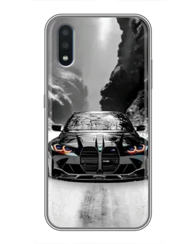Чехол для Samsung Galaxy M10 (M105) с картинкой «BMW — акварельный дрифт» Чехол для Samsung Galaxy M10 (M105) с картинкой «BMW — акварельный дрифт»