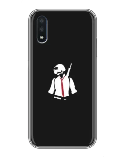 Чехол для Samsung Galaxy M10 (M105) с картинкой «PUBG — силуэт воина» Чехол для Samsung Galaxy M10 (M105) с картинкой «PUBG — силуэт воина»