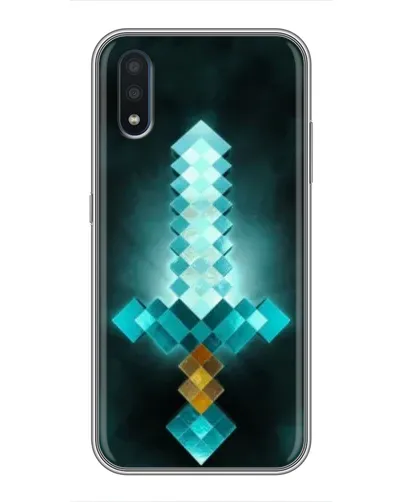 Чехол для Samsung Galaxy M10 (M105) с картинкой «Алмазный меч неон»