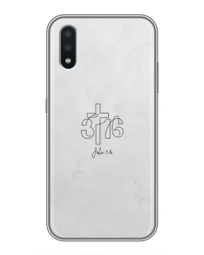 Чохол для Samsung Galaxy M10 (M105) з картинкою «Івана 3:16 Хрест» Чохол для Samsung Galaxy M10 (M105) з картинкою «Івана 3:16 Хрест»