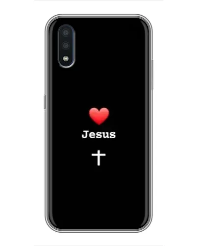 Чохол для Samsung Galaxy M10 (M105) з картинкою «Серце - Jesus» Чохол для Samsung Galaxy M10 (M105) з картинкою «Серце - Jesus»