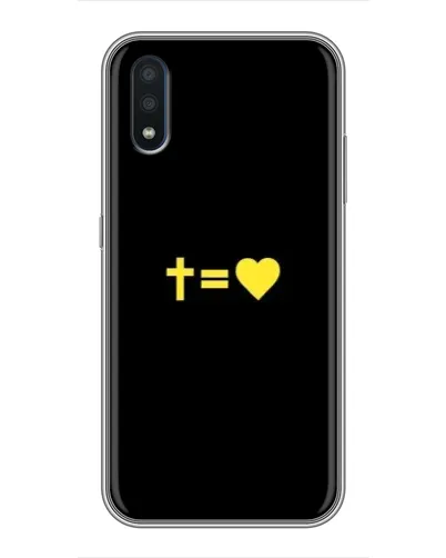 Чохол для Samsung Galaxy M10 (M105) з картинкою «Серце та Хрест» Чохол для Samsung Galaxy M10 (M105) з картинкою «Серце та Хрест»