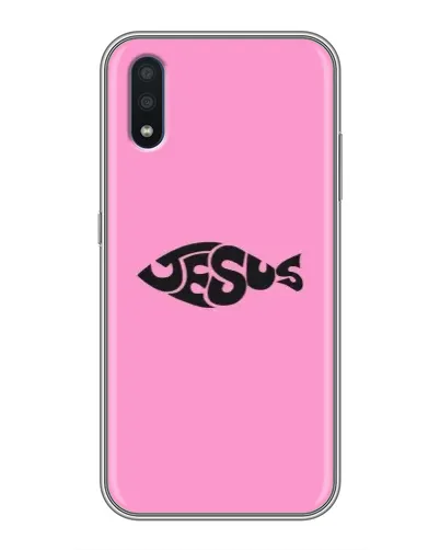 Чохол для Samsung Galaxy M10 (M105) з картинкою «Рожевий символ Jesus» Чохол для Samsung Galaxy M10 (M105) з картинкою «Рожевий символ Jesus»