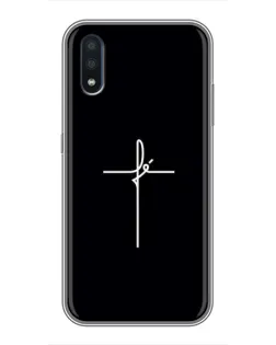 Чехол для Samsung Galaxy M10 (M105) с картинкой «Тонкий крест»