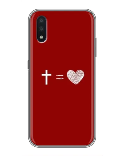 Чехол для Samsung Galaxy M10 (M105) с картинкой «Уравнение любви» Чехол для Samsung Galaxy M10 (M105) с картинкой «Уравнение любви»