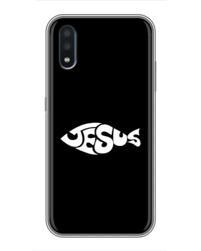 Чехол для Samsung Galaxy M10 (M105) с картинкой «Рыба Jesus» Чехол для Samsung Galaxy M10 (M105) с картинкой «Рыба Jesus»