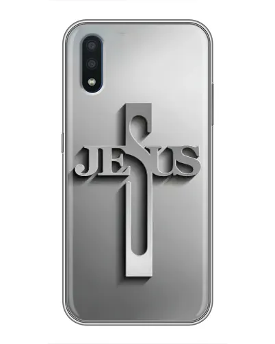 Чехол для Samsung Galaxy M10 (M105) с картинкой «Металлический крест Jesus» Чехол для Samsung Galaxy M10 (M105) с картинкой «Металлический крест Jesus»