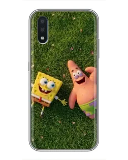Чехол для Samsung Galaxy M10 (M105) с картинкой «Друзья на лужайке»