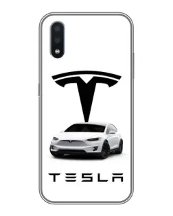 Чохол для Samsung Galaxy M10 (M105) з картинкою «Tesla White Style» Чохол для Samsung Galaxy M10 (M105) з картинкою «Tesla White Style»