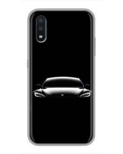Чохол для Samsung Galaxy M10 (M105) з картинкою «Фари Tesla Night» Чохол для Samsung Galaxy M10 (M105) з картинкою «Фари Tesla Night»