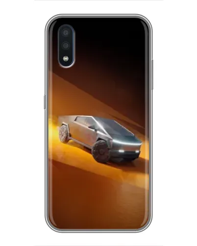 Чехол для Samsung Galaxy M10 (M105) с картинкой «Cybertruck в пустыне» Чехол для Samsung Galaxy M10 (M105) с картинкой «Cybertruck в пустыне»