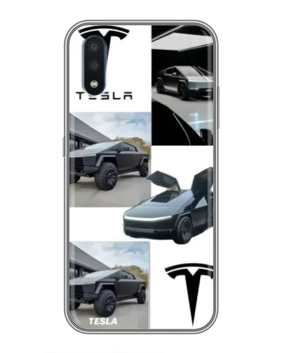 Чехол для Samsung Galaxy M10 (M105) с картинкой «Коллаж Cybertruck Tesla» Чехол для Samsung Galaxy M10 (M105) с картинкой «Коллаж Cybertruck Tesla»