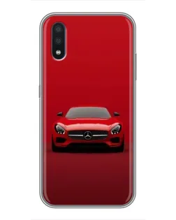 Чехол для Samsung Galaxy M10 (M105) с картинкой «Красный Mercedes AMG»