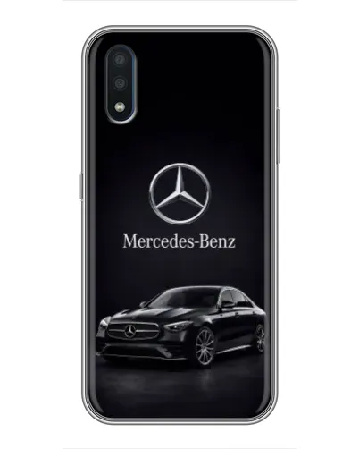 Чехол для Samsung Galaxy M10 (M105) с картинкой «Mercedes — решетка радиатора»