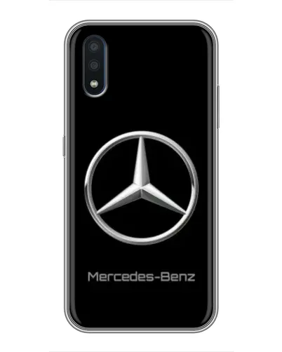 Чехол для Samsung Galaxy M10 (M105) с картинкой «Mercedes Silver Logo»