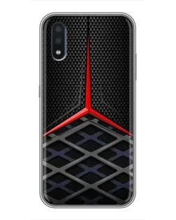 Чехол для Samsung Galaxy M10 (M105) с картинкой «Mercedes Carbon Grid»