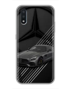 Чехол для Samsung Galaxy M10 (M105) с картинкой «Mercedes AMG — графика»
