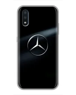 Чехол для Samsung Galaxy M10 (M105) с картинкой «Mercedes на металле»