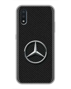 Чехол для Samsung Galaxy M10 (M105) с картинкой «Карбоновый Mercedes стиль»