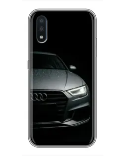 Чехол для Samsung Galaxy M10 (M105) с картинкой «Audi — детализация кузова»