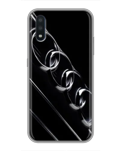 Чехол для Samsung Galaxy M10 (M105) с картинкой «Audi — абстрактные кольца» Чехол для Samsung Galaxy M10 (M105) с картинкой «Audi — абстрактные кольца»