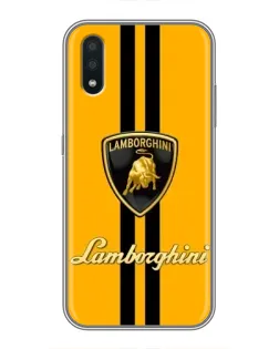 Чехол для Samsung Galaxy M10 (M105) с картинкой «Lamborghini Stripe желтый»