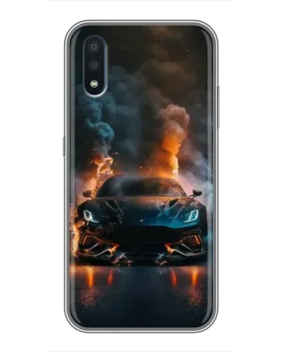 Чехол для Samsung Galaxy M10 (M105) с картинкой «Lamborghini дымная эстетика»